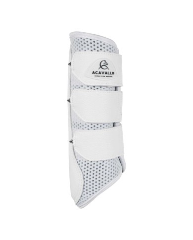 ACAVALLO HIND BRUSHING HORSE BOOTS NEOPRENE PERFORATED W/TRIPLE
