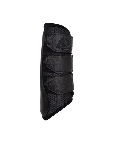 ACAVALLO HIND BRUSHING HORSE BOOTS NEOPRENE PERFORATED W/TRIPLE
