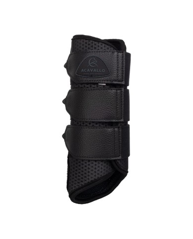 ACAVALLO HIND BRUSHING HORSE BOOTS NEOPRENE PERFORATED W/TRIPLE