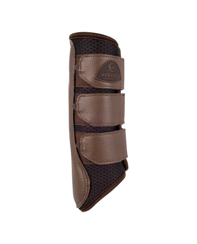ACAVALLO HIND BRUSHING HORSE BOOTS NEOPRENE PERFORATED W/TRIPLE