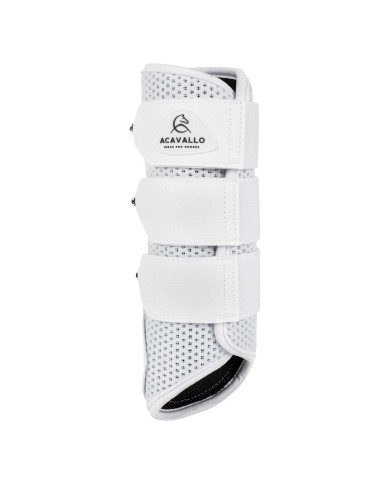 ACAVALLO HIND BRUSHING HORSE BOOTS NEOPRENE PERFORATED W/TRIPLE