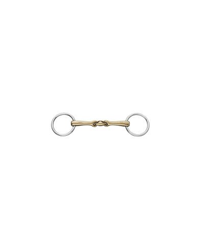 LOOSE RING SNAFFLE ST.ST.18MM SINGLE JOINTED W.55MM RG.