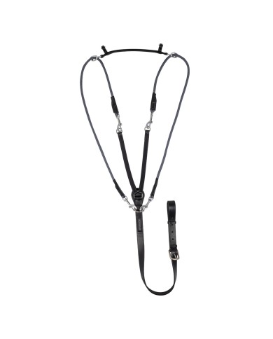ITALIAN LEATHER AND ROUND NYLON CHAMBON