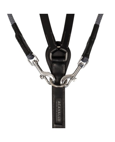 ITALIAN LEATHER AND ROUND NYLON CHAMBON