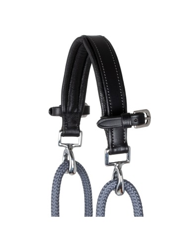 ITALIAN LEATHER AND ROUND NYLON CHAMBON