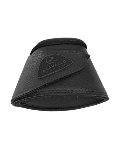 ACAVALLO BELL BOOTS IN PU LEATHER W FASTENING
