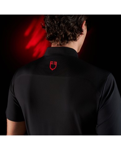 MEN S TRAINING RIDERTECHNOLOGY POLO SHIRT SS WITH ZIP