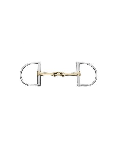 KK ULTRA D-RING SNAFFLE 15MM SENSOGAN W.ST.ST. D-RG.