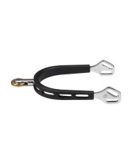 SPURS ULTRA FIT EXTRA GRIP, ST.ST. 25MM W.CF.ROLLER HORIZ.