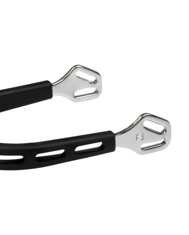 SPURS ULTRA FIT EXTRA GRIP, ST.ST. 25MM W.CF.ROLLER HORIZ.