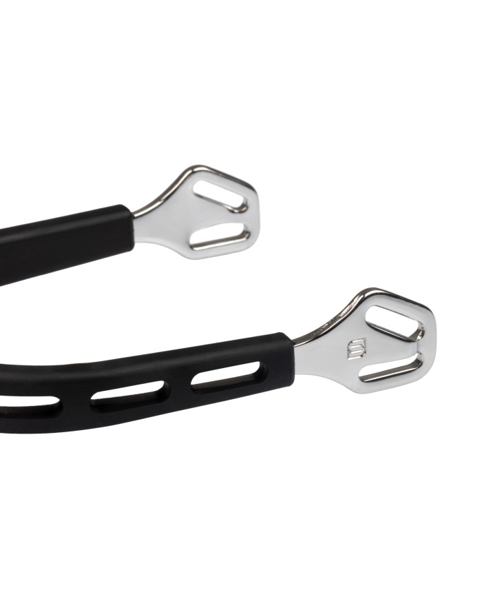 SPURS ULTRA FIT EXTRA GRIP, ST.ST. 25MM W.CF.ROLLER HORIZ.