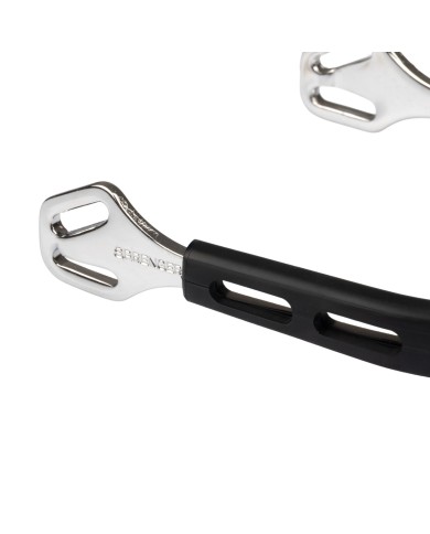SPURS ULTRA FIT EXTRA GRIP, ST.ST. 25MM W.CF.ROLLER HORIZ.