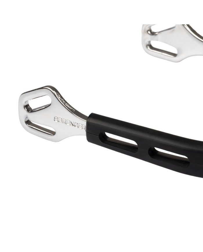 SPURS ULTRA FIT EXTRA GRIP, ST.ST. 25MM W.CF.ROLLER HORIZ.