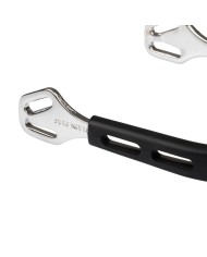 SPURS ULTRA FIT EXTRA GRIP, ST.ST. 25MM W.CF.ROLLER HORIZ.