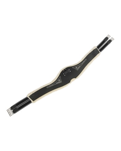 GEL & PVC ANATOMIC GIRTH DETACHABLE WOOL LINING S/S BUCKLES