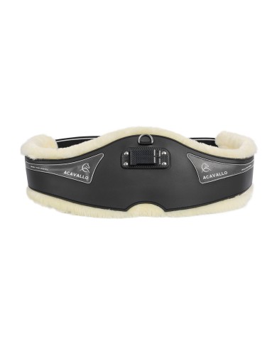 GEL & PVC ANATOMIC GIRTH DETACHABLE WOOL LINING S/S BUCKLES