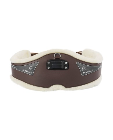 GEL & PVC ANATOMIC GIRTH DETACHABLE WOOL LINING S/S BUCKLES