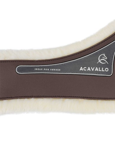 GEL & PVC ANATOMIC GIRTH DETACHABLE WOOL LINING S/S BUCKLES