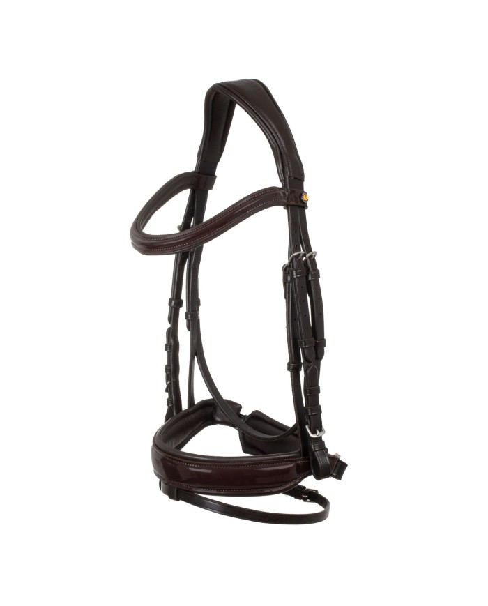 SHINY ANATOMIC LEATHER BRIDLE