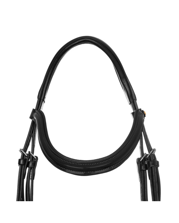 SHINY ANATOMIC LEATHER BRIDLE