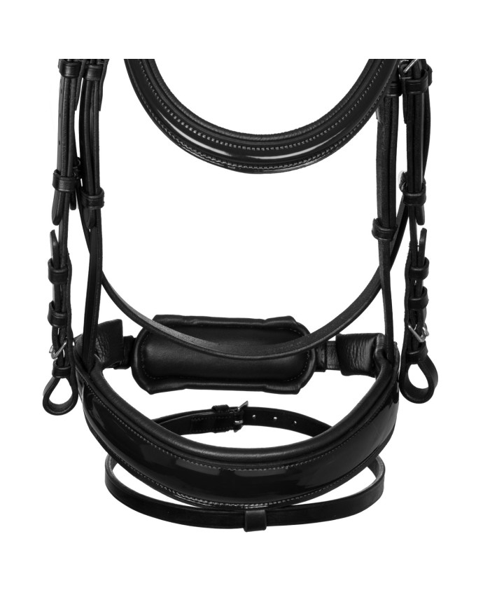 SHINY ANATOMIC LEATHER BRIDLE