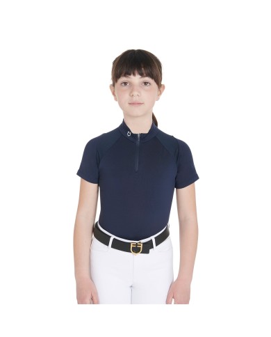 JUNIOR TECHNICAL TRAINING POLO SS ZIP