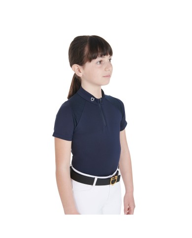 JUNIOR TECHNICAL TRAINING POLO SS ZIP