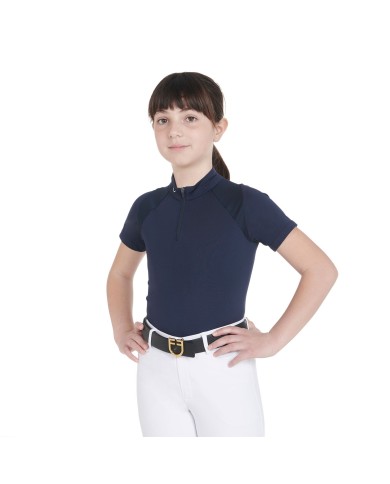JUNIOR TECHNICAL TRAINING POLO SS ZIP