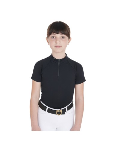 JUNIOR TECHNICAL TRAINING POLO SS ZIP