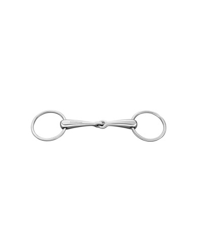 LOOSE RING SNAFFLE ST.ST.18MM SINGLE JOINTED W.55MM RG. LOOSE RING SNAFFLE ST.ST.18MM SINGLE JOINTED W.55MM RG.
