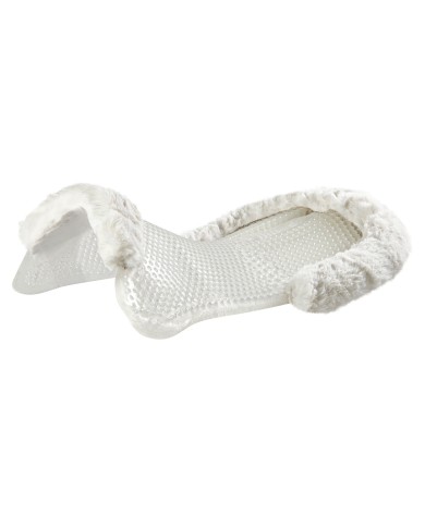 THERAPEUTIC GEL PAD REAR RISER CUT OUT ECO-WOOL JUST GEL