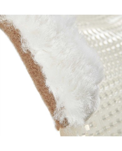 THERAPEUTIC GEL PAD CUT OUT 1/2 SHEEPSKIN EDGE JUST GEL