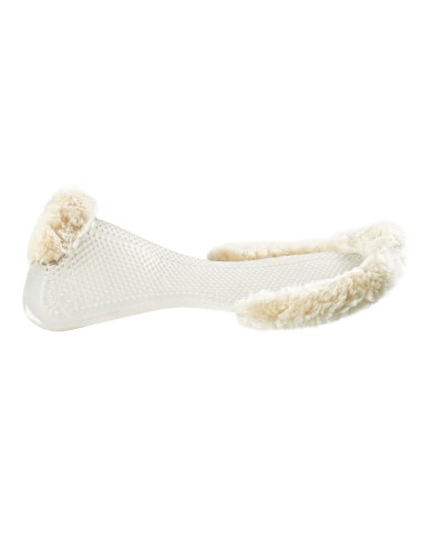 THERAPEUTIC GEL PAD CUT OUT 1/2 SHEEPSKIN EDGE JUST GEL
