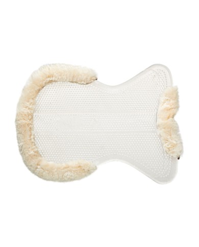 THERAPEUTIC GEL PAD CUT OUT 1/2 SHEEPSKIN EDGE JUST GEL