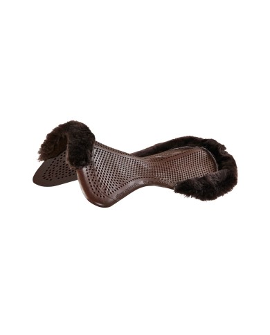 THERAPEUTIC GEL PAD CUT OUT 1/2 SHEEPSKIN EDGE JUST GEL