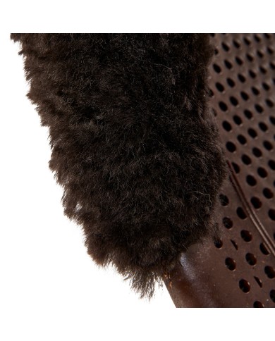 THERAPEUTIC GEL PAD CUT OUT 1/2 SHEEPSKIN EDGE JUST GEL
