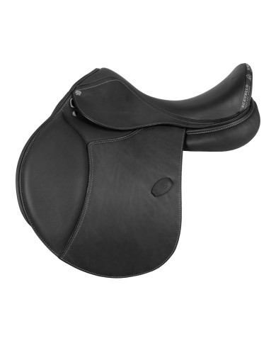 BERNINI ALL PORPOSE SADDLE - LATEX PANELS - DOUBLE LEATHER PLUS
