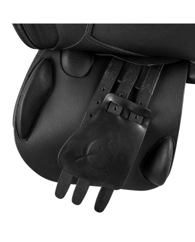 BERNINI ALL PORPOSE SADDLE - LATEX PANELS - DOUBLE LEATHER PLUS