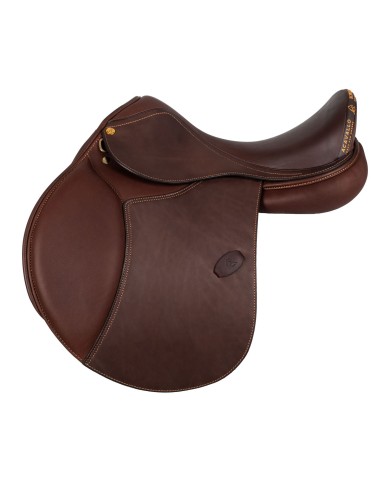 BERNINI ALL PORPOSE SADDLE - LATEX PANELS - DOUBLE LEATHER PLUS