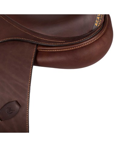 BERNINI ALL PORPOSE SADDLE - LATEX PANELS - DOUBLE LEATHER PLUS