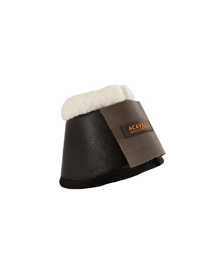 ECO-LEATHER BELL BOOTS W FASTENING