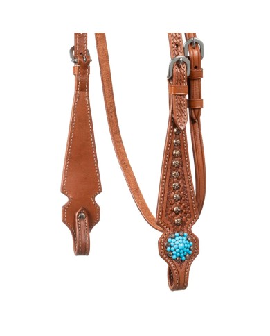 BRIDLE WITH BLUE STONES