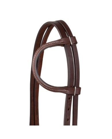 ONE EAR WESTERN BRIDLE W/THROAT LATCH (SS)