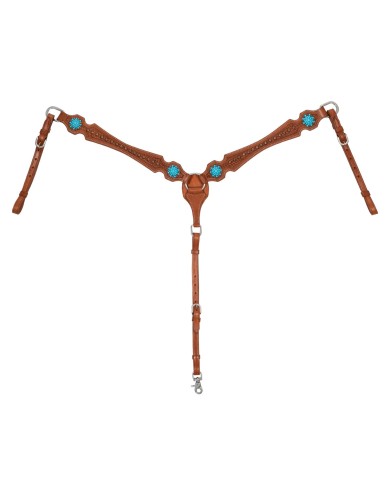 BREASTCOLLAR WITH BLUE STONES