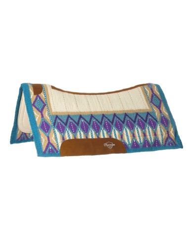 CONTOURED SADDLE PAD WITH WOOLEN BLANKET 34X36