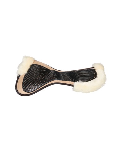 CLOSE CONTACT GEL & MEMORY FOAM 1/2 PAD W/SHEEPSKIN