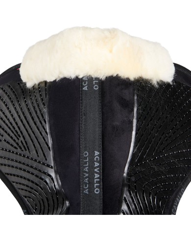 CLOSE CONTACT GEL & MEMORY FOAM 1/2 PAD W/SHEEPSKIN