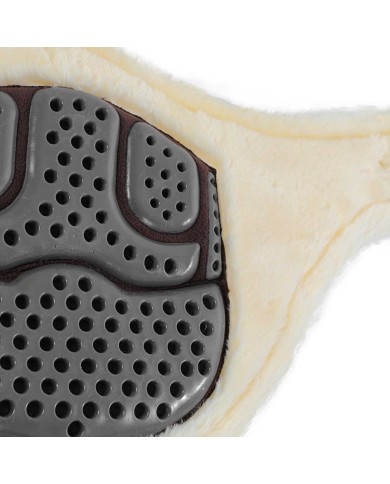 GEL & PVC STUDGUARD GIRTH DETACHABLE ECO-WOOL LINING S/S BUCKLES