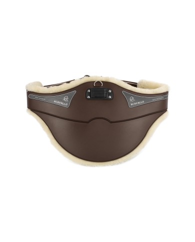 GEL & PVC STUDGUARD GIRTH DETACHABLE ECO-WOOL LINING S/S BUCKLES