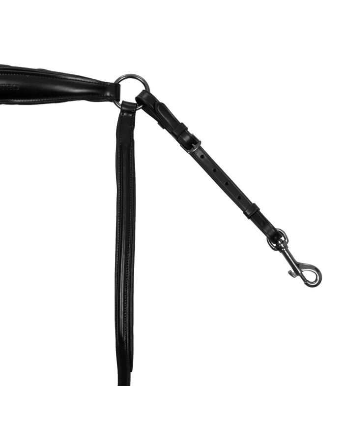 BREASTPLATE WITH REMOVABLE MARTINGALE BLACK FITTING